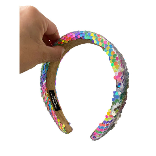 Rainbow Sequins Headband