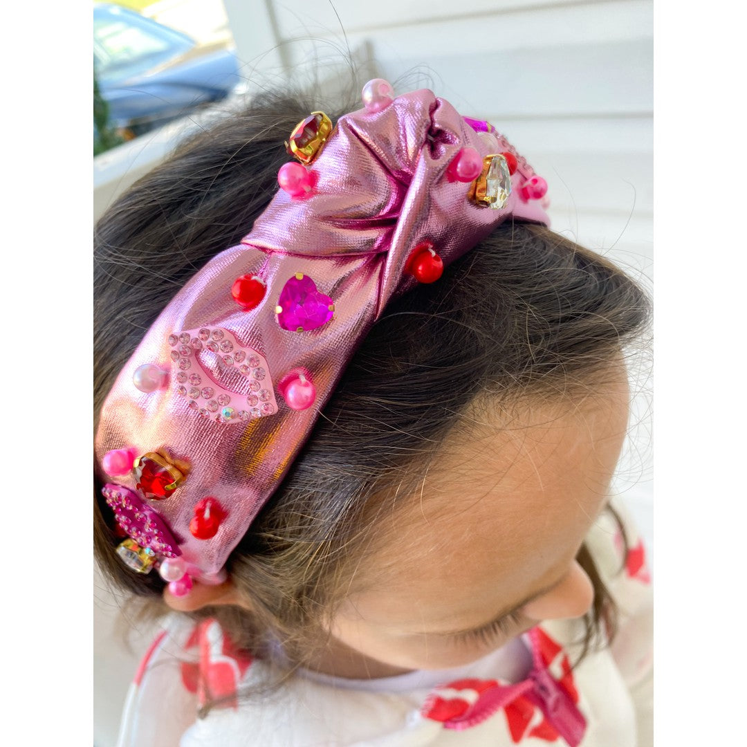 Lips Charm Knot Headband