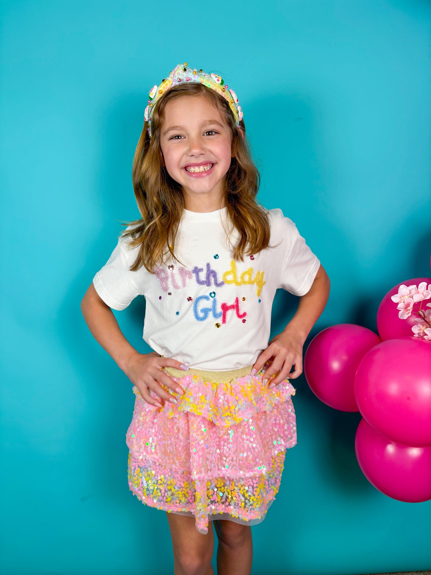Pastel Sequins Skirt