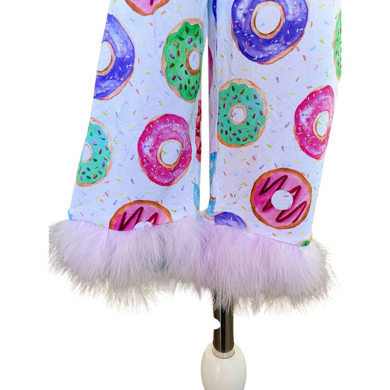 Donut Print Bamboo Feather PJs