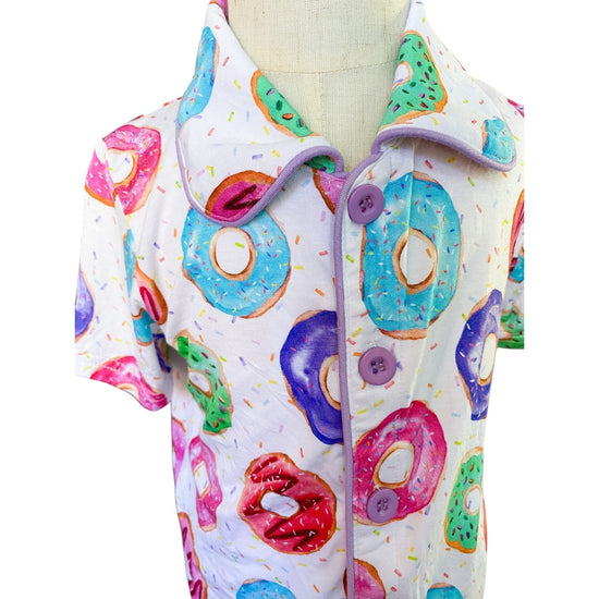 Donut Print Bamboo Feather PJs