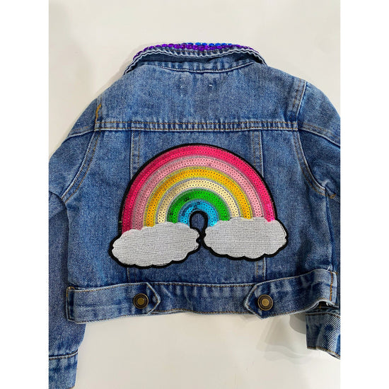 Rainbow Gem Denim Jacket