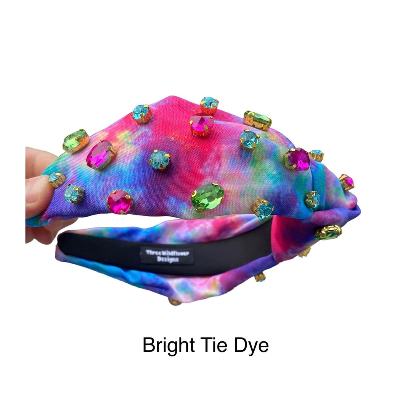Bright Tie Dye Knot Headband